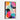 Vibrant Harmony of Geometric Forms Framed Canvas (Walnut) / 24 x 32