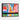 Ribbons of Color in Modern Watercolor Framed Canvas (Black) / 14 x 11