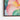 Blossoming Embrace: Vibrant Floral Impression Framed Canvas (Walnut) / 32 x 24