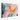 Blossoming Embrace: Vibrant Floral Impression Canvas Wrap / 48 x 32