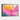 Vivid Sunrise Brushstroke Blossom Framed Canvas (Walnut) / 20 x 16