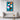 Geometric Melody in Vibrant Tones Framed Canvas (Walnut) / 16 x 20