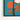 Vivid Whimsy on Teal Canvas Framed Canvas (Black) / 30 x 40
