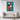 Vivid Whimsy on Teal Canvas Framed Canvas (Walnut) / 30 x 40