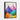 Colorful Abstract Mountain Journey Framed Canvas (Black) / 11 x 14