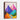 Colorful Abstract Mountain Journey Framed Canvas (Walnut) / 16 x 20