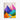 Colorful Abstract Mountain Journey Canvas Wrap / 16 x 20
