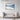 Serenity in Frosty Blue Hues Framed Canvas (Black) / 48 x 32