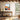 Sunlit Path Through Colorful Abstract Framed Canvas (Walnut) / 16 x 20