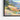 Vibrant Lakeside Impressionist Vista Framed Canvas (Black) / 14 x 11