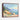 Vibrant Lakeside Impressionist Vista Framed Canvas (Walnut) / 30 x 20