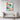 Swirls of Emotion: Abstract Paint Expressions Framed Canvas (Black) / 18 x 24