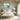 Serene Mountain Reflections in Blue Framed Canvas (Black) / 48 x 32