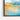 Serene Mountain Reflections in Blue Framed Canvas (Walnut) / 48 x 32
