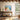 Coastal Breeze in Colorful Strokes Framed Canvas (Walnut) / 48 x 32