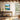 Serene Abstract Landscape Panorama Framed Canvas (Black) / 18 x 24