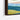 Serene Abstract Landscape Panorama Framed Canvas (Black) / 16 x 20