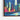 City Lights Radiant Night Painting Framed Canvas (Walnut) / 14 x 11