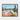 Serene Alpine Lake in Bold Strokes Framed Canvas (Black) / 30 x 20